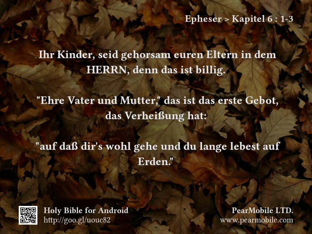 Epheser, Kapitel 6:1-3